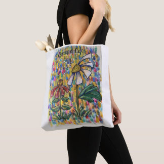 Tela Bolso de mano Jardín de Color