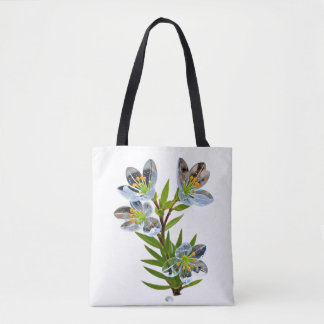Tela Bolso de mano Lily Azul Estético