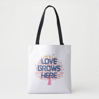 Tela Bolso de mano Love Grows Here