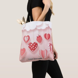 Tela Bolso de mano Love, Light & Gratitude para la aleg
