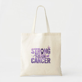 Tela Bolso de mano Más fuerte que el cáncer | Concienci