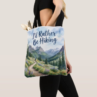 Tela Bolso de mano Me gustaría estar de excursión