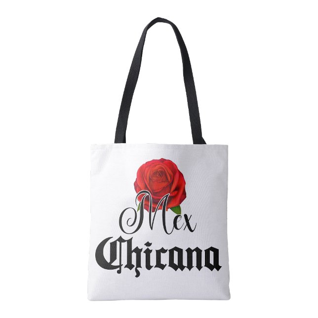 Tela Bolso de mano MexChicana Chicana para compras (MexChicana Chicana shopping tote bag)