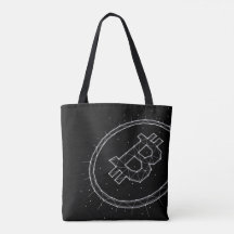 Bolso de mano minimalista de Bitcoin
