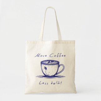 Tela Bolso de mano minimalista para amante del café