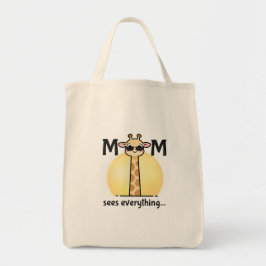 Tela Bolso de mano Mom Life – Mamá ve todo