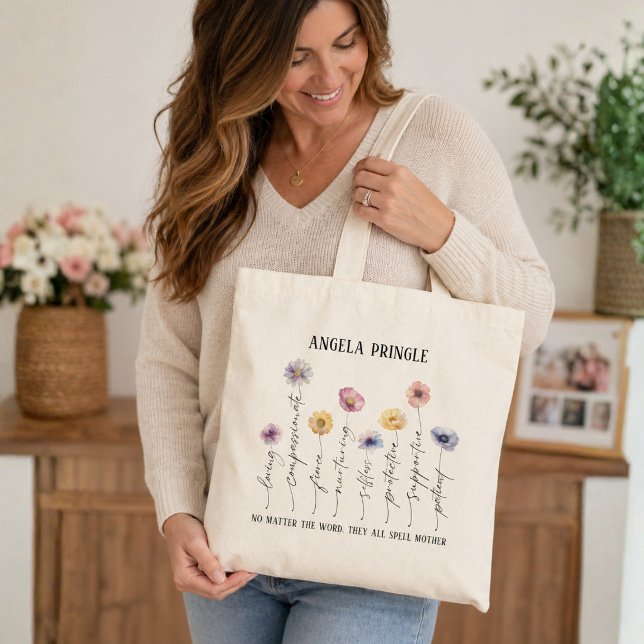 Tela Bolso de mano Mother in Bloom (Thoughtful Mother in Bloom Mother's Day Gift)