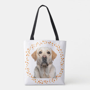 Tela Bolso de mano naranja pastel personalizado para La