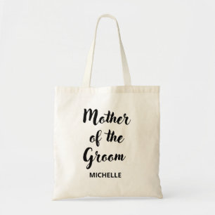 Tela Bolso de mano negro personalizado para la madre de