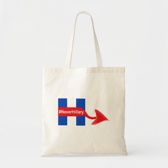 Tela Bolso de mano Nunca Hillary (Frente)