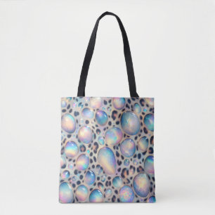 Tela Bolso de mano Opal con estampado de leopardo femen