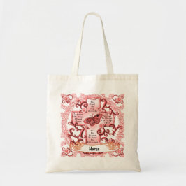 Tela Bolso de mano oración Serenidad Cruz