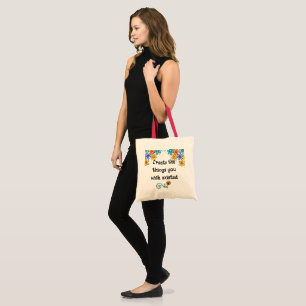 Tela Bolso de mano para amante de la manualidad