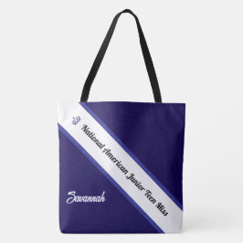 Tela Bolso de mano para concurso con banda y corona per