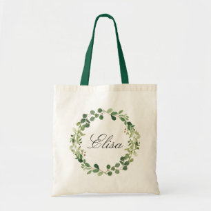 Tela Bolso de mano para dama de honor con corona de euc