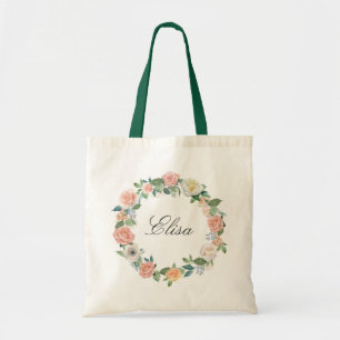 Tela Bolso de mano para dama de honor Garden Roses