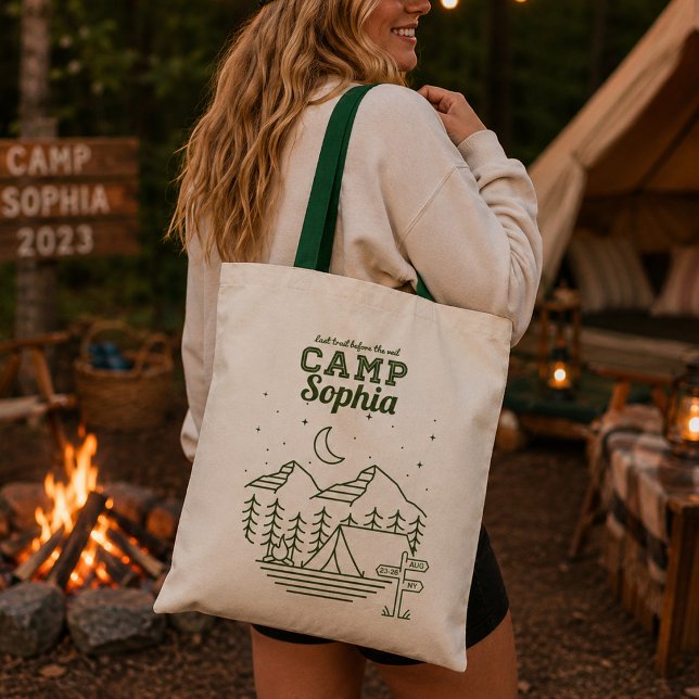 Tela Bolso de mano para fiesta de soltera en camping de (Subido por el creador)