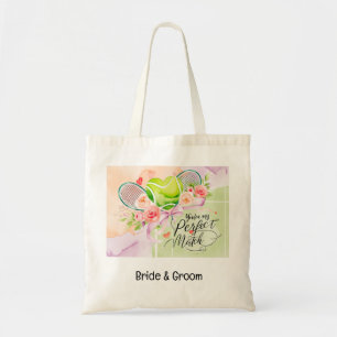 Tela Bolso de mano para la novia con tema de tenis para