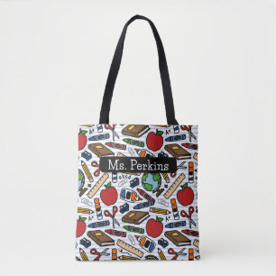 Tela Bolso de mano para maestros de escuela