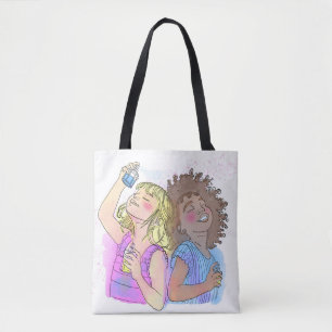 Tela Bolso de mano Perfume Amigas