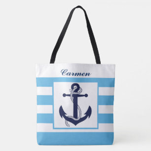 Tela Bolso de mano personalizado - ¡A la playa!