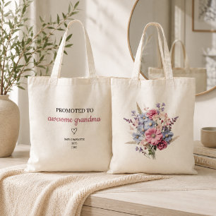 Tela Bolso de mano personalizado Ascendida a Abuela Inc
