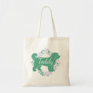 Tela Bolso de mano personalizado Bernedoodle Recuerdo c