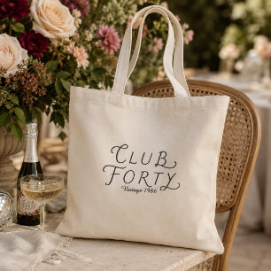 Tela Bolso de mano personalizado Club Forty