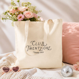 Tela Bolso de mano personalizado Club Twenty-One