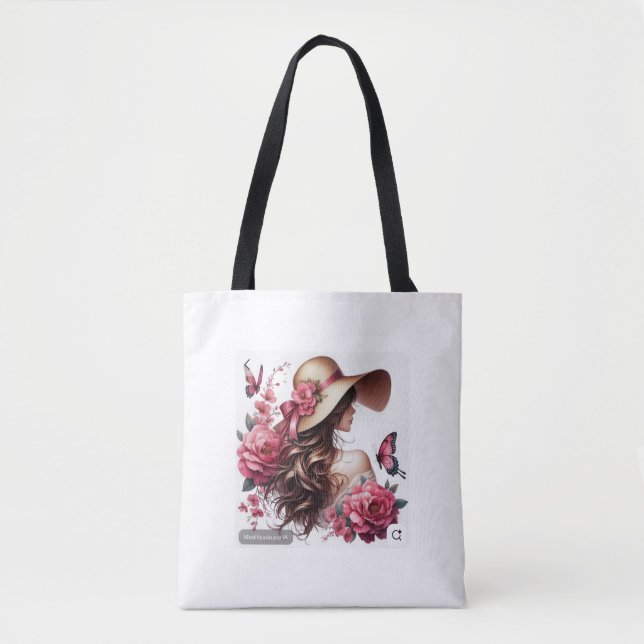 Tela Bolso de mano personalizado con estilo – Práctico, (Anverso)