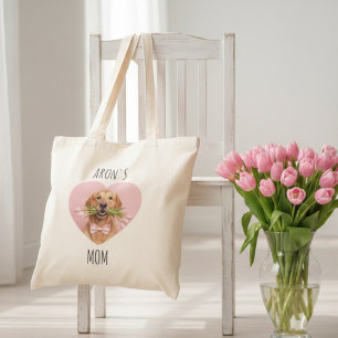 Tela Bolso de mano personalizado con foto de perro para