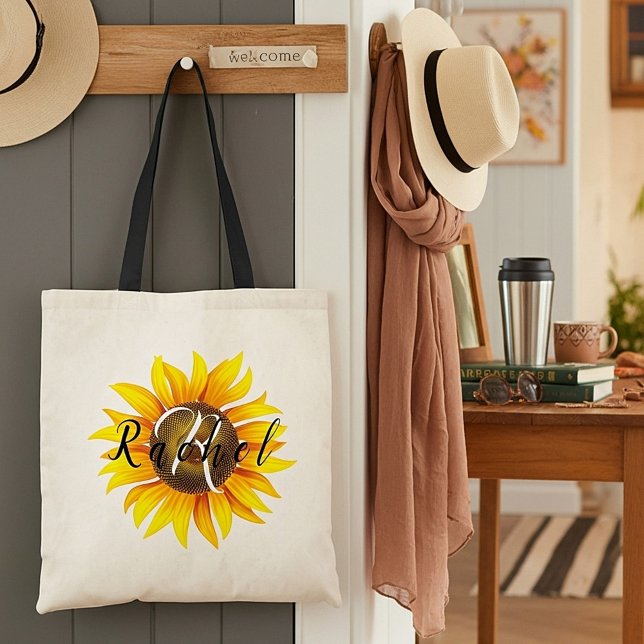 Tela Bolso de mano personalizado de girasol (Subido por el creador)