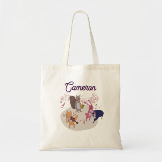 Tela Bolso de mano personalizado de la banda de animale