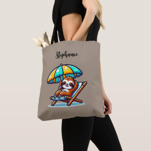 Tela Bolso de mano personalizado de perezoso en la play