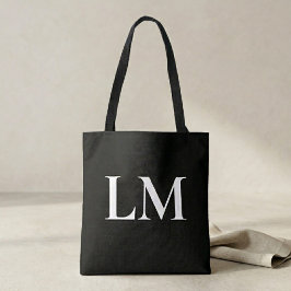 Tela Bolso de mano personalizado: Gran lienzo con nombr