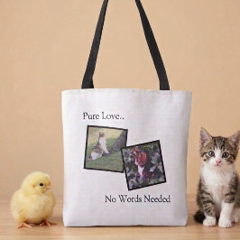 Tela Bolso de mano personalizado para amante de mascota