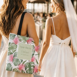 Tela Bolso de mano personalizado para boda tropical