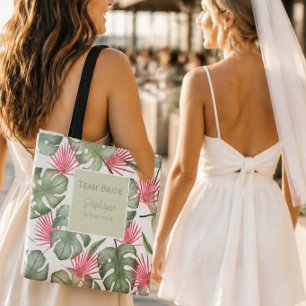 Tela Bolso de mano personalizado para boda tropical