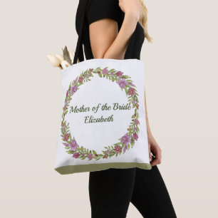 Tela Bolso de mano personalizado para damas de honor co