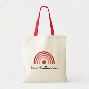 Tela Bolso de mano personalizado para maestros con colo
