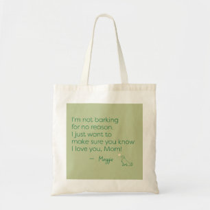 Tela Bolso de mano personalizado para mamá de Golden Re