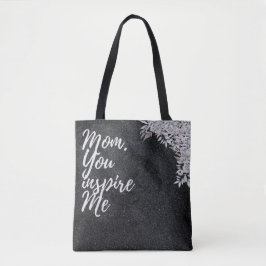 Tela Bolso de mano personalizado para mamá idea de rega