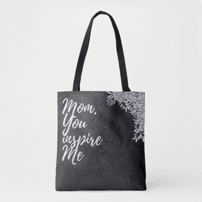 Tela Bolso de mano personalizado para mamá idea de rega (Anverso)