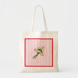 Tela Bolso de mano personalizado para mujeres con flore
