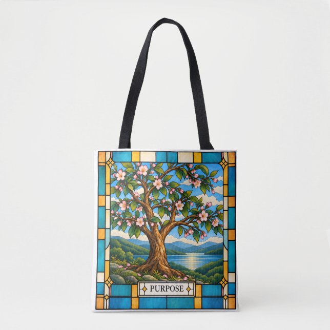 Tela Bolso de mano Purpose Tree (Anverso)