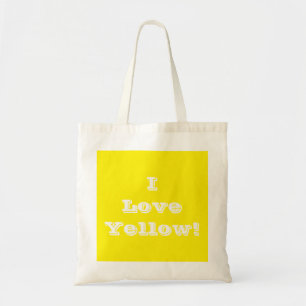 Tela Bolso de mano que amo amarillo
