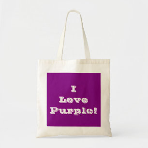 Tela Bolso de mano que amo morado