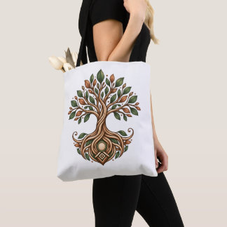 Tela Bolso de mano Roots Run Deep Tree of Life