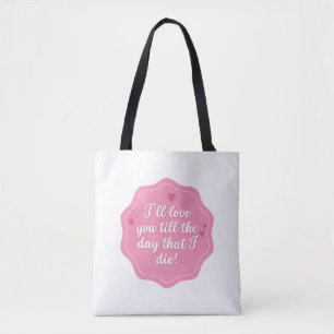 Tela Bolso de mano rosa para chicas