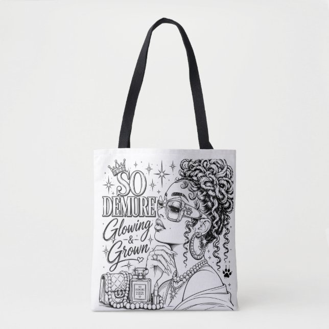 Tela Bolso de mano So Demure™ DIY (Anverso)